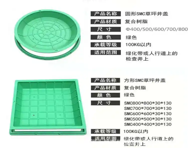 兴业树脂复合种植井盖展示