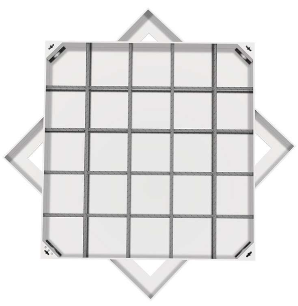 兴业不锈钢方井展示